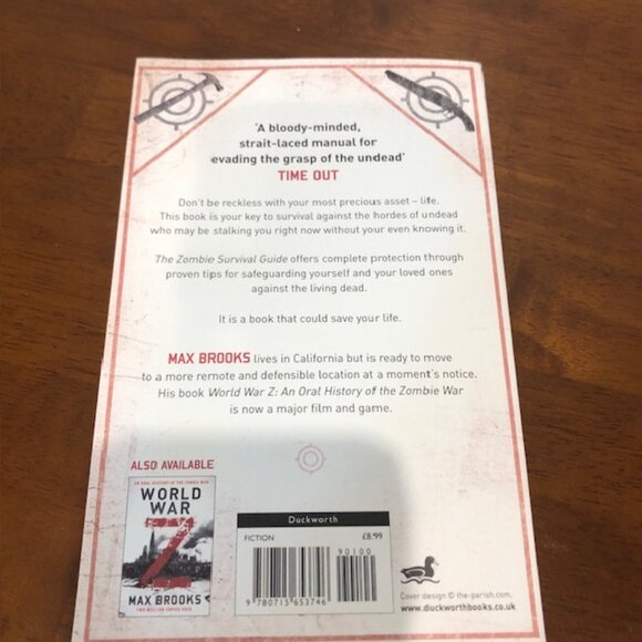The Zombie Survival Guide Complete Protection From The Living Paperback Book. - Picture 5 of 10